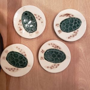 NWOT Ceramic Turtle Coasters